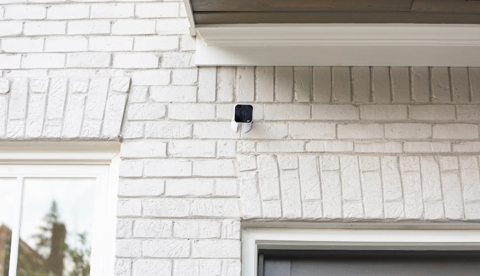 ADT outdoor camera on a State College home